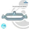 tecuro Ovalschelle Spannbereich 38 x 94  mm (DN 16), Stahl Produktbild-Vorschau 4