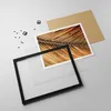 Gerahmtes Poster - Schwarzer Rahmen - Orange Blatt Tropisch Produktbild-Vorschau 4