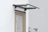 TrendLine Vordach Nizza Aluminum schwarz 140 x 90 cm Produktbild-Vorschau 2