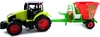 Traktor mit Futtermischwagen Grün - Landwirtschaftliches Produktbild-Vorschau 1