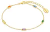 s.Oliver Damen Armband 2035508 Silber vergoldet mit synth. Produktbild-Vorschau 1