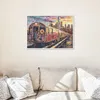 peinture par numéros avec cadre Peinture métro 50x40 cm Voir les images du produit 2