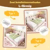 Rozkładana sofa aksamitna 90x200 cm w kolorze różowym z Podgląd zdjęcia produktu 7