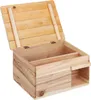 Relaxdays Igelhaus, Holz, Igelhotel mit Boden, Produktbild-Vorschau 7