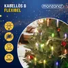 DEUBA® LED Weihnachtsbaumkerzen Kabellos 30er Set Bunt mit Produktbild-Vorschau 4