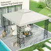 Náhradní střecha slunečníku s UV ochranou vodotěsná krémová Náhled obrázku produktu 11