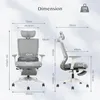 FLEXISPOT Foldex Chaise de bureau ergonomique, chaise de Voir les images du produit 3