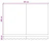 Vervangingsdoek voor zonnescherm Lichtgrijs en wit. 4 × 3 m Productafbeelding-voorbeeld 8
