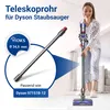 Staubsaugerrohr Teleskopstange Grau passend wie Dyson für Produktbild-Vorschau 2