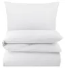 Seersucker Bettwäsche 135x200 Einfarbig Weiß Uni weiße Produktbild-Vorschau 8