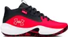 Under Armour Gs Lockdown 7 basketbalschoenen, rood, EU 40, Productafbeelding-voorbeeld 1
