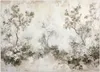 Vlies fototapete Nebel zwischen den Bäumen 300x210 cm Feeby Produktbild-Vorschau 1