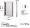 Porte d'accès SucceBuy BBQ, 432 x 610 mm, porte de cuisine Voir les images du produit 7