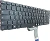 A close-up, angled view of a black laptop keyboard without a frame or backlight, against a white background. Produktbild-Vorschau