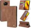 Xiaomi Poco X3 Pro Hülle, LaimTop Retro Kunstledertasche Produktbild-Vorschau 2
