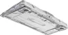The underside of a white mechanical keyboard is shown against a white background. Produktbild-Vorschau