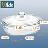 Vilde | Pirofila con coperchio 1,6 L - Rostiera in vetro - Anteprima dell’immagine prodotto 5