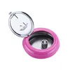 Taschen ASCHENBECHER Ø6,5cm mit Deckel Metall rund mini Produktbild-Vorschau 2