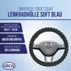 alca® Lenkradhülle SOFT blau 37-39 cm weicher Schaumstoff Produktbild-Vorschau 2