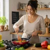 Pfanne Bratpfanne 24 cm Gusseisen Antihaft Induktionspfanne Produktbild-Vorschau 5