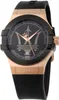 Maserati Potenza Uhr Schwarz,Golden  Herren Schwarz,Golden Produktbild-Vorschau 7