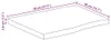 vidaXL Stolová deska se stromovou hranou 70x40x3,8 cm Hrubé Náhled obrázku produktu 7