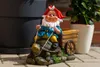 BIRENDY DEKO Gartenzwerg Gartenwichtel LED Gartendeko Produktbild-Vorschau 5