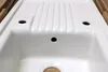 Keramikspülbecken, 1-Becken mit Abtropffläche - weiβ  860 x Produktbild-Vorschau 7