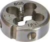 A close-up, professional studio shot of a metal threading die. Produktbild-Vorschau