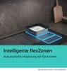 A modern induction cooktop with a pot on it, showcasing its flexible cooking zones. Náhľad obrázku produktu
