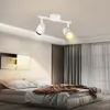 ZMH LED stropné svietidlo otočné moderné biele 2 plamene 8W Náhľad obrázku produktu 5