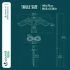 VOUNOT® 2er Set Vogelschreck Falke Drachen mit 4m Produktbild-Vorschau 3