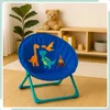 Relaxdays Moonchair Kinder, Dino, faltbar, HxBxT: 47 x 50 x Produktbild-Vorschau 3