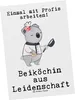 Mr. & Mrs. Panda Postkarte Beiköchin Leidenschaft - Weiß - Produktbild-Vorschau 1