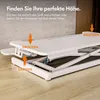 VonHaus Steh-Sitz Schreibtischaufsatz, Weiß 80 x 40 cm Mit Produktbild-Vorschau 6