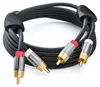 deleyCON MK214, 2 x RCA, Męska, 2 x RCA, Męska, 1 m, Czarny Podgląd zdjęcia produktu 4