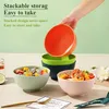 Set di ciotole in plastica a 8 colori da 760 ml, adatto al Anteprima dell’immagine prodotto 6