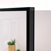vidaXL Innentür Schwarz 83x201,5 cm Hartglas & Aluminium Produktbild-Vorschau 5