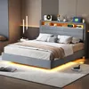 Merax Polsterbett 140x200 mit LED und wendbares Kopfteil, Produktbild-Vorschau 2