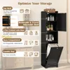 Mobiletto alto da bagno COSTWAY, mobiletto da bagno con Anteprima dell’immagine prodotto 3