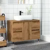 Koupelnová skříňka dub artisan 80 x 33 x 60 cm kompozitní Náhled obrázku produktu 3