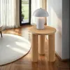 tectake® Beistelltisch Sisi, rund, Beine aus Massivholz Produktbild-Vorschau 7
