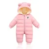 Baby Winter Overall mit Kapuze, Strampler Schneeanzug Produktbild-Vorschau 1
