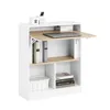 SoBuy FWT104-WN Klapptisch mit angebautem Schrank Produktbild-Vorschau 1