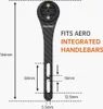 Ravemen Carbon Garmin Aero Fahrradcomputerhalterung Silber  Produktbild-Vorschau 3