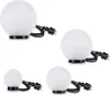 Lampes boules set de 4 15/20/25/30cm blanc E27 incl. câble Voir les images du produit 1