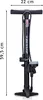 Dunlop Fahrradpumpe mit Manometer für Dunlop-, Schrader- Produktbild-Vorschau 2