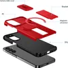 Exploded view of a phone case with its components labeled. Voir les images du produit