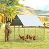 Klatka do wolnego wybiegu PawHut 2x2x2 m z dachem odpornym Podgląd zdjęcia produktu 2