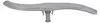 A gray dishwasher spray arm shown from a side angle against a white background. Produktbild-Vorschau